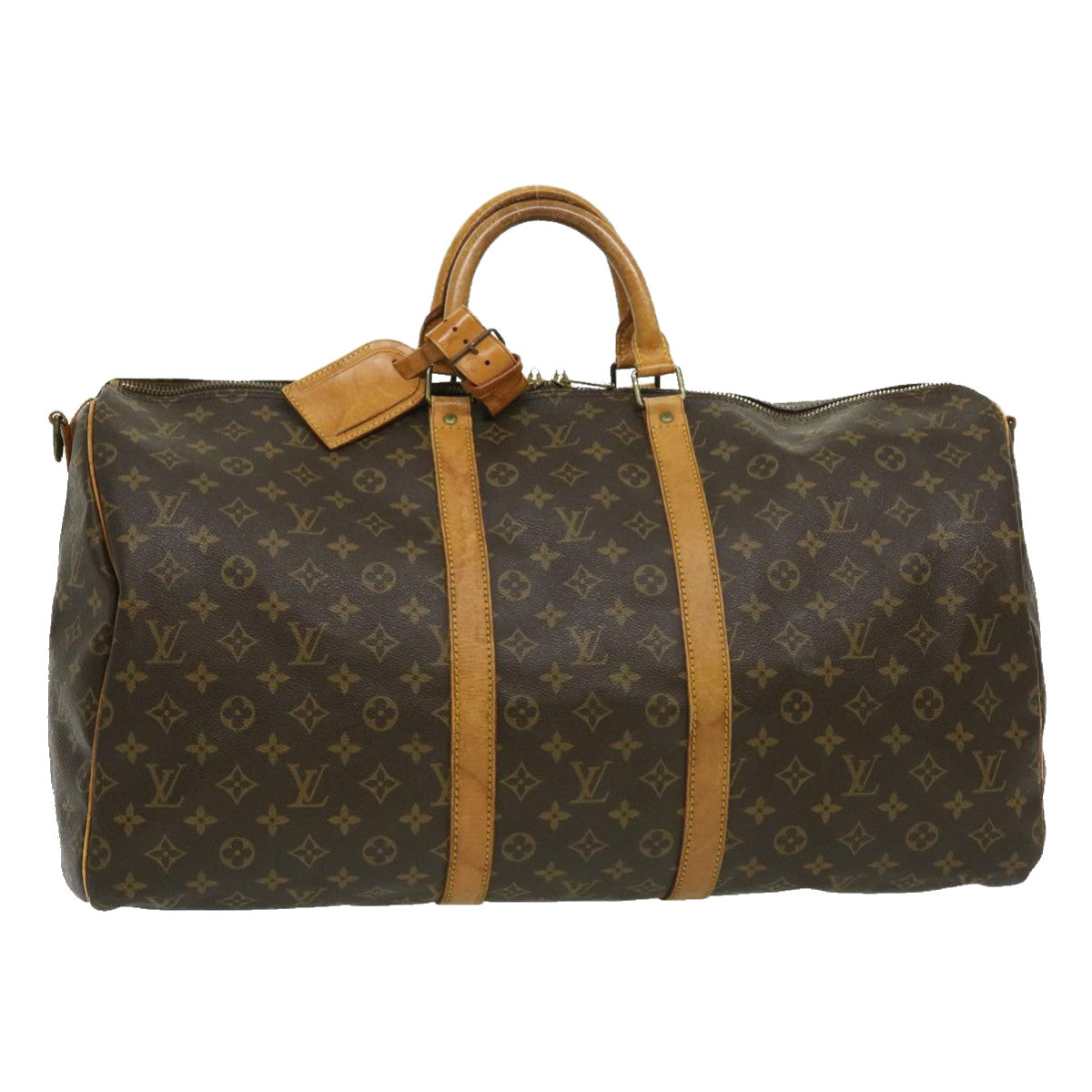 LOUIS VUITTON Monogram Keepall Bandouliere 55 Boston Bag M41414 LV rh184