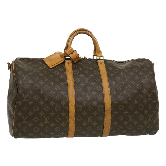 LOUIS VUITTON Monogram Keepall Bandouliere 55 Boston Bag M41414 LV rh184