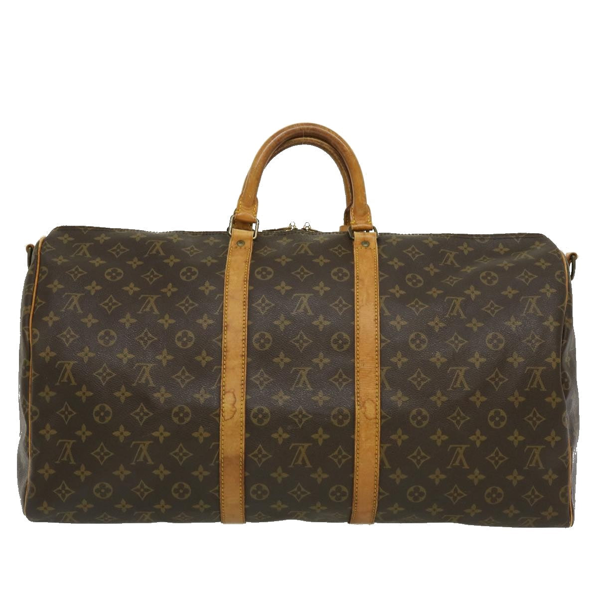 LOUIS VUITTON Monogram Keepall Bandouliere 55 Boston Bag M41414 LV rh184