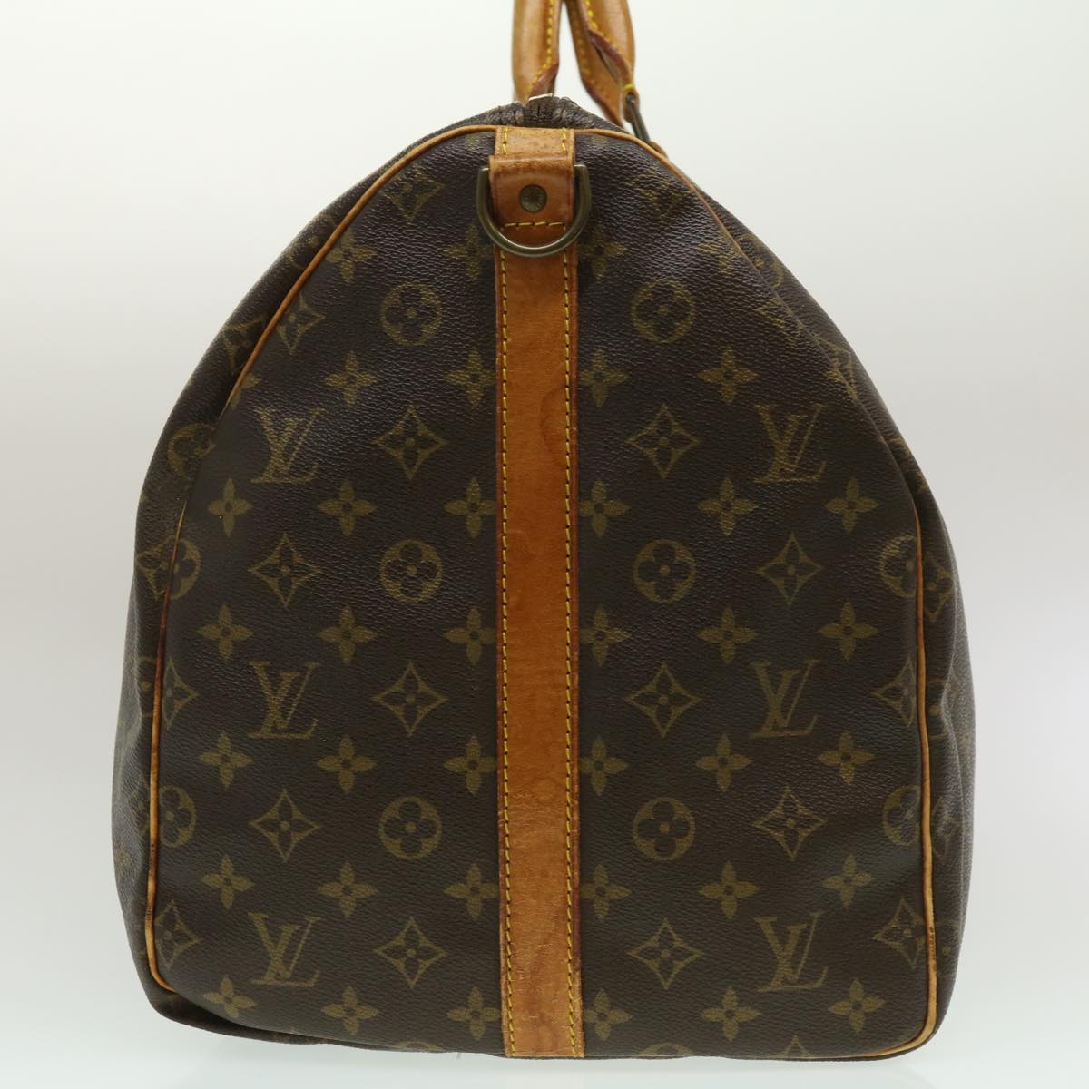 LOUIS VUITTON Monogram Keepall Bandouliere 55 Boston Bag M41414 LV rh184