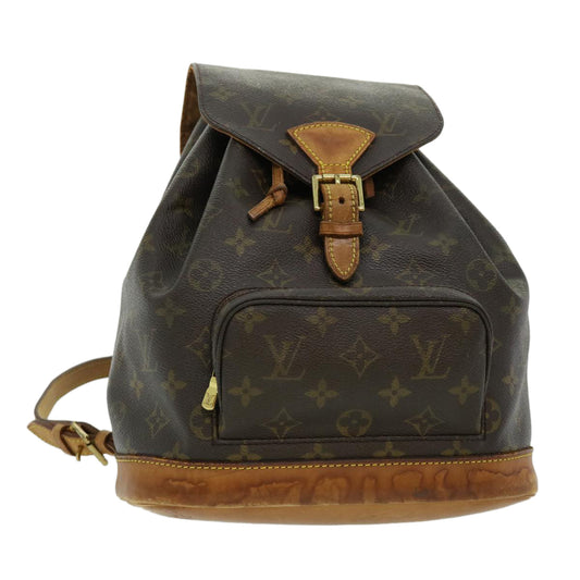 LOUIS VUITTON Monogram Montsouris MM Backpack M51136 LV rh218