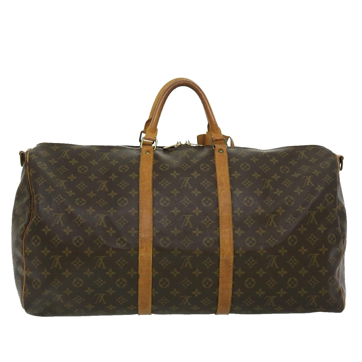 LOUIS VUITTON Monogram Keepall Bandouliere 60 Boston Bag M41412 LV rh228