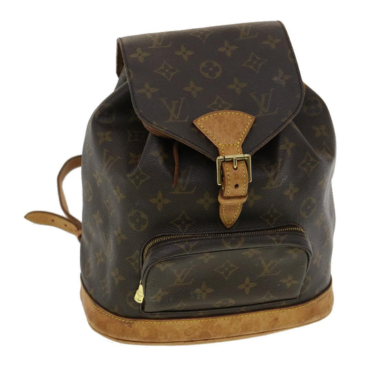 LOUIS VUITTON Monogram Montsouris MM Backpack M51136 LV rh278