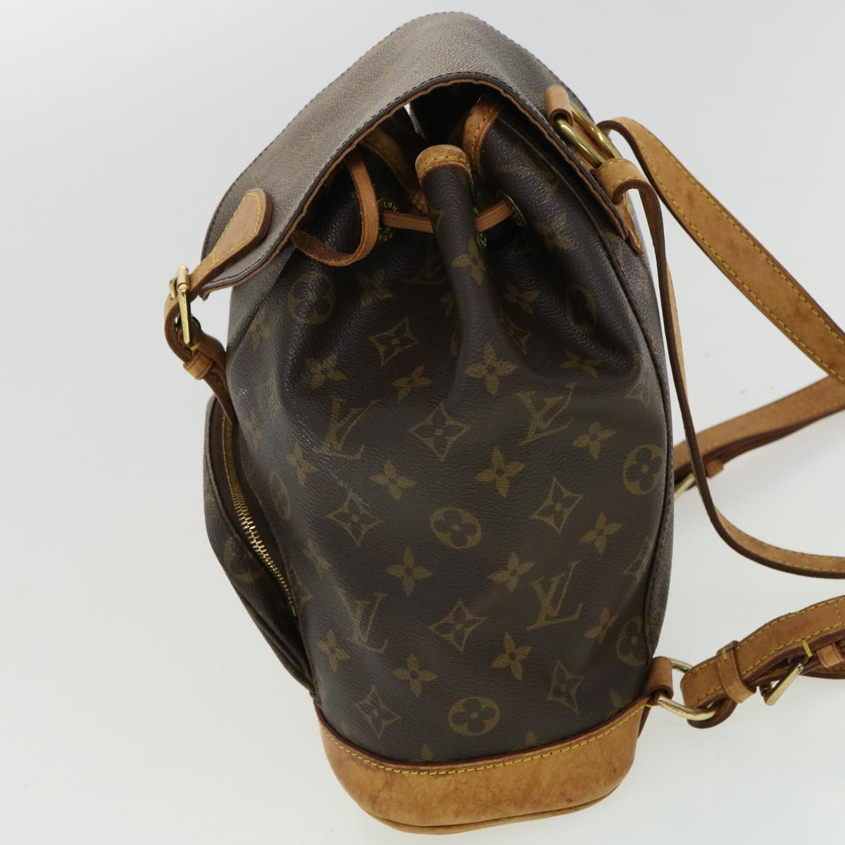 LOUIS VUITTON Monogram Montsouris MM Backpack M51136 LV rh278
