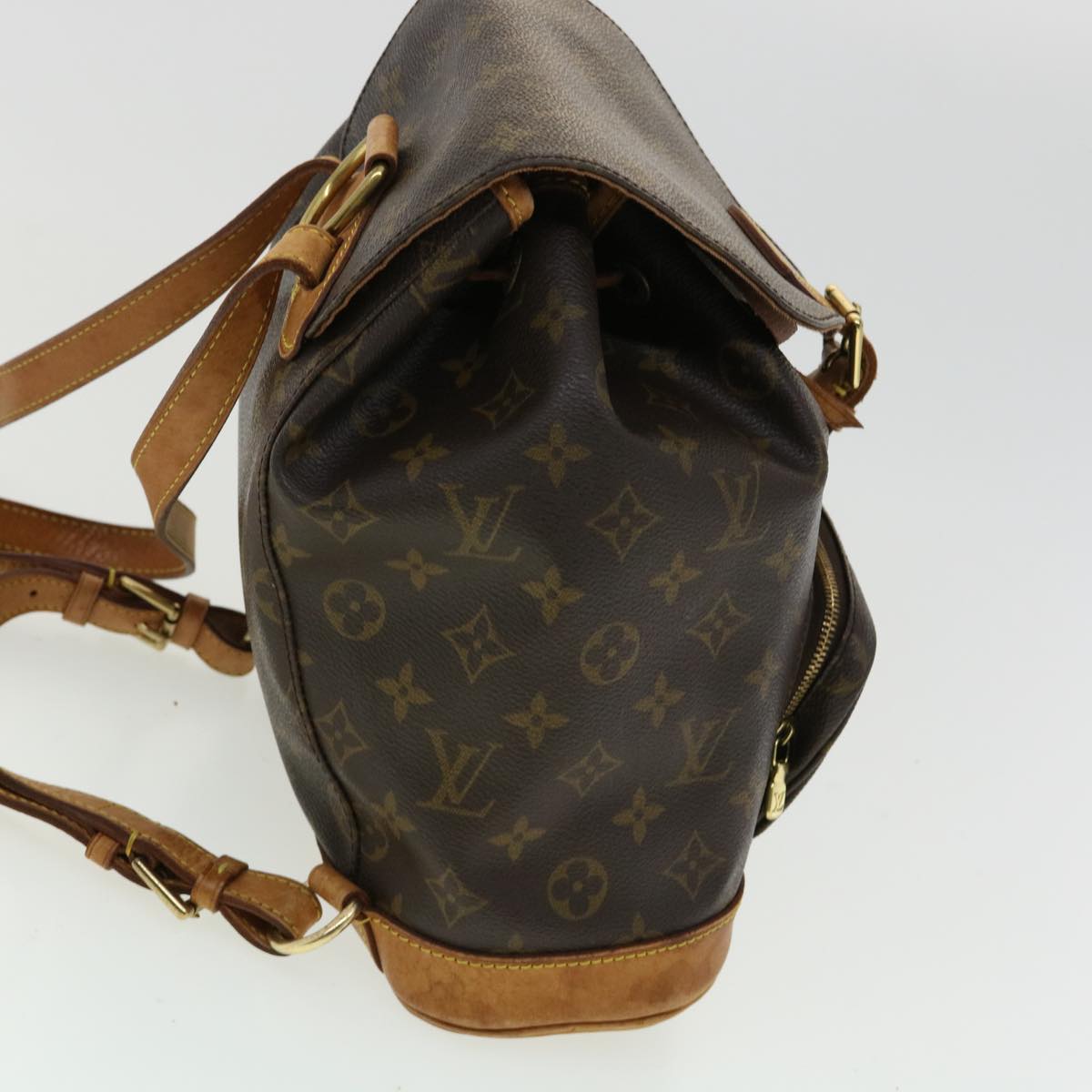 LOUIS VUITTON Monogram Montsouris MM Backpack M51136 LV rh278