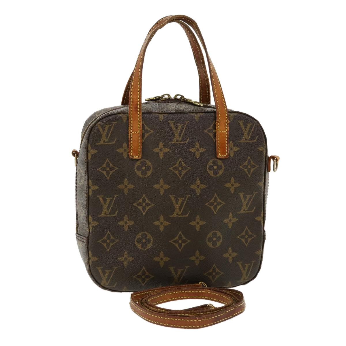 LOUIS VUITTON Monogram Spontini Hand Bag M47500 LV rh293