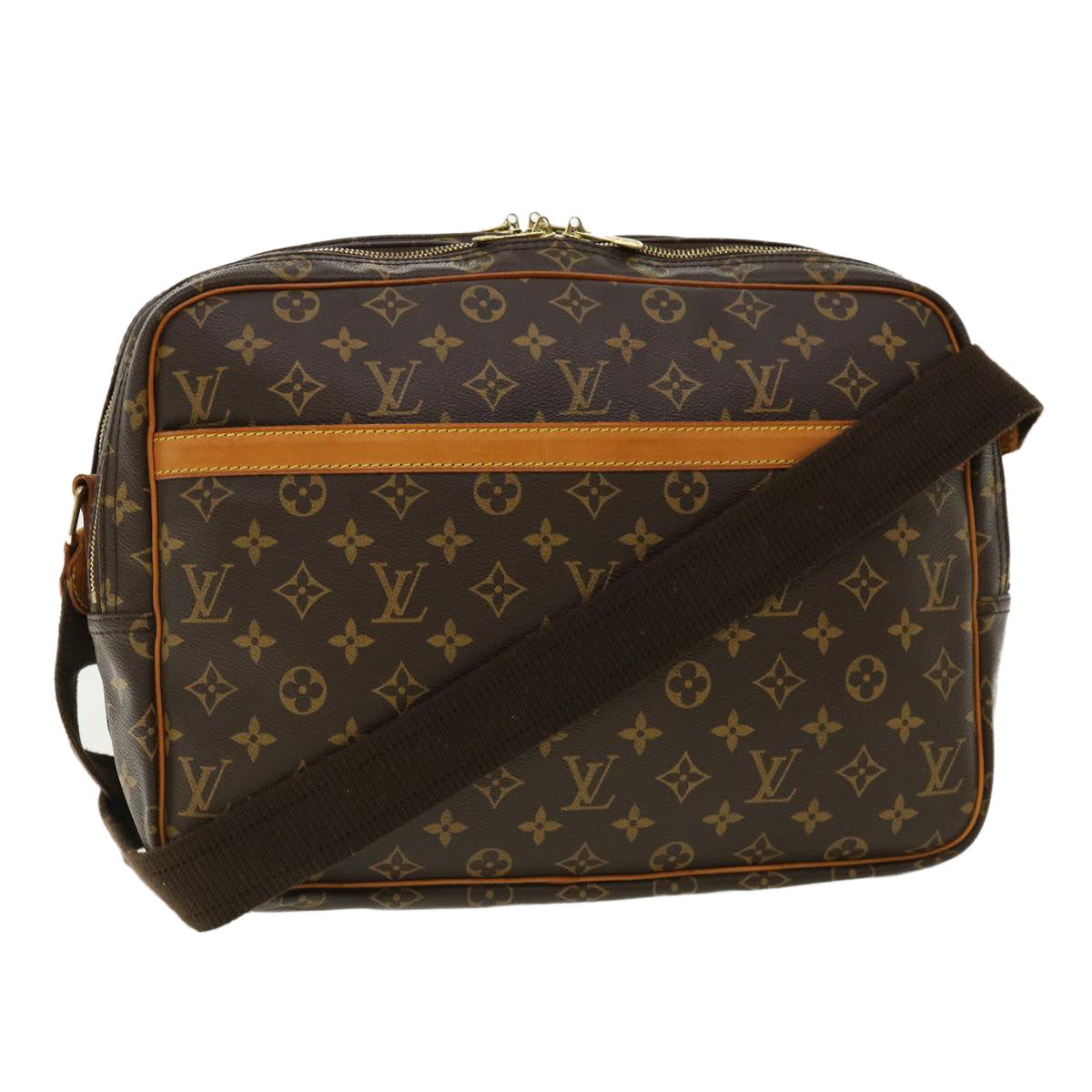 LOUIS VUITTON Monogram Reporter GM Shoulder Bag M45252 LV ro503
