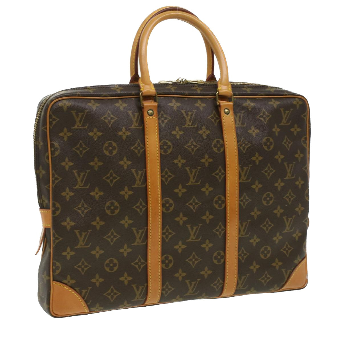 LOUIS VUITTON Monogram Porte Documents Voyage Business Bag M52005 LV ro667