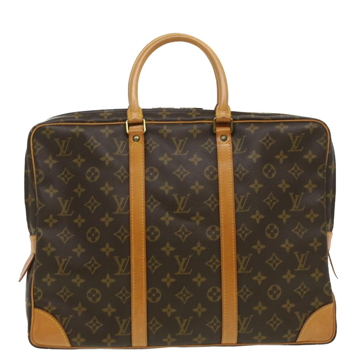 LOUIS VUITTON Monogram Porte Documents Voyage Business Bag M52005 LV ro667