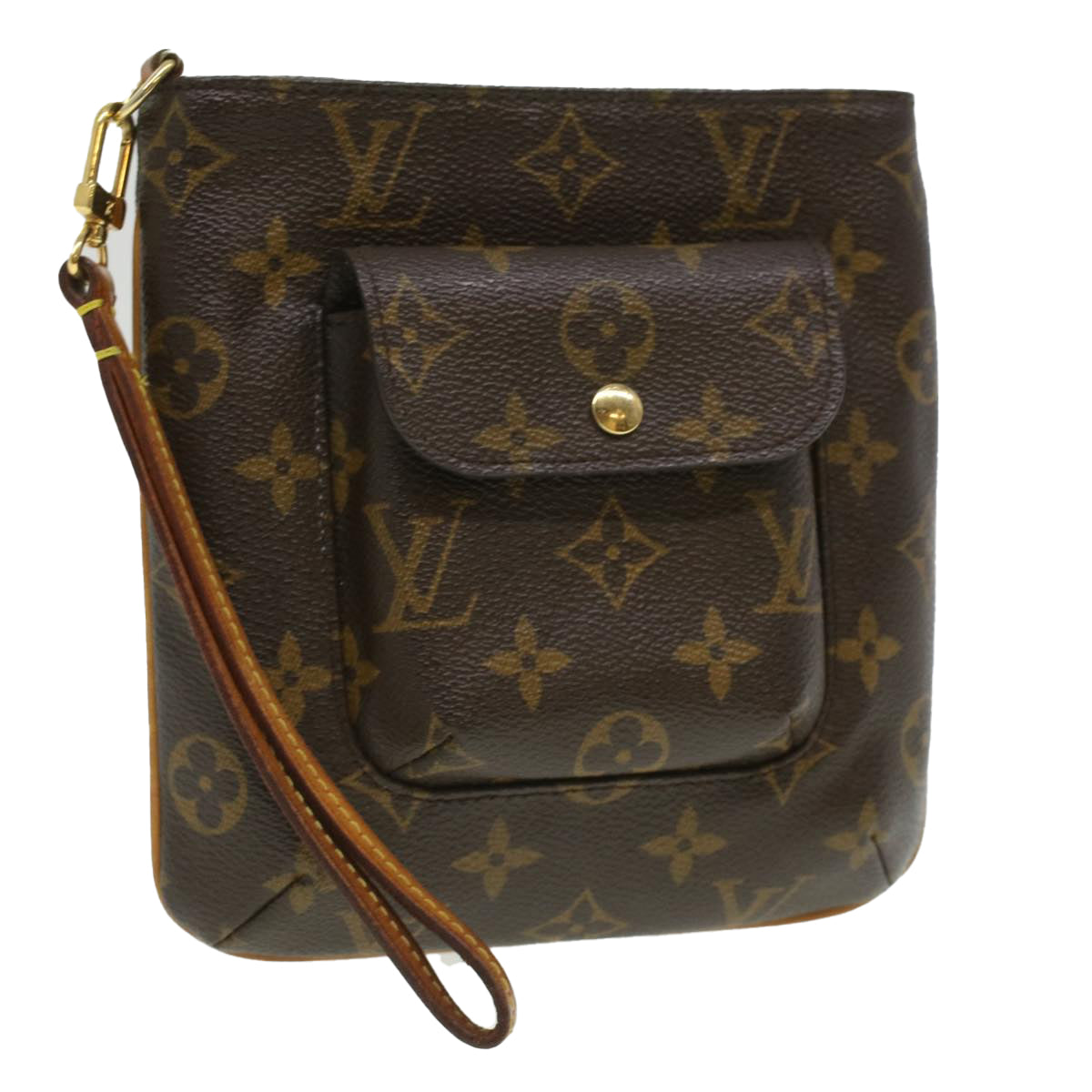 LOUIS VUITTON Monogram Partition Pouch M51901 LV ro723