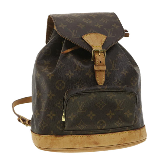 LOUIS VUITTON Monogram Montsouris MM Backpack M51136 LV ro738