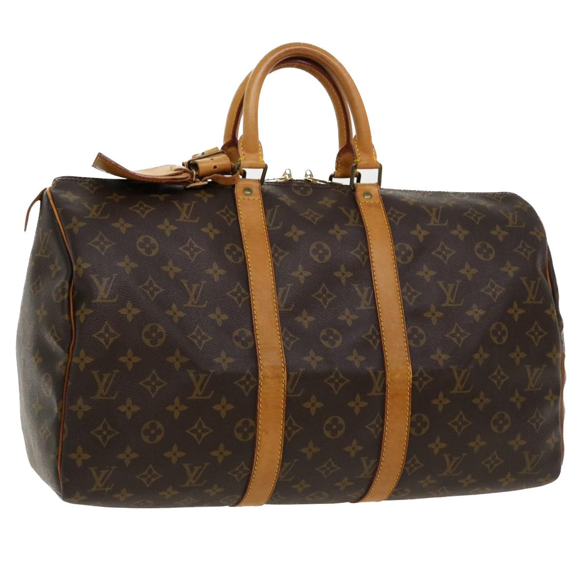 LOUIS VUITTON Monogram Keepall 45 Boston Bag M41428 LV ro770