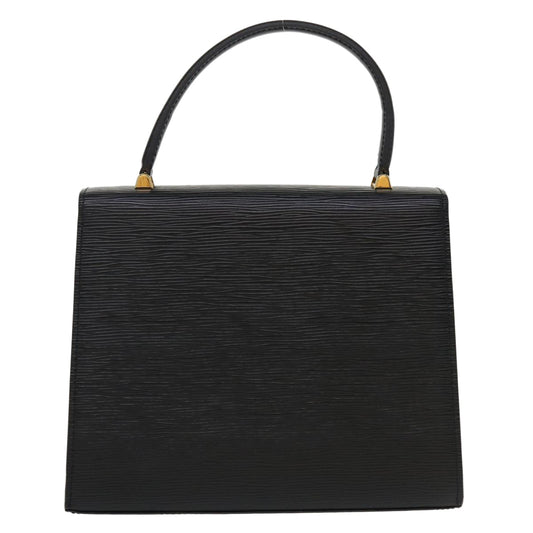 LOUIS VUITTON Epi Malesherbes Hand Bag Black M52372 LV ro834