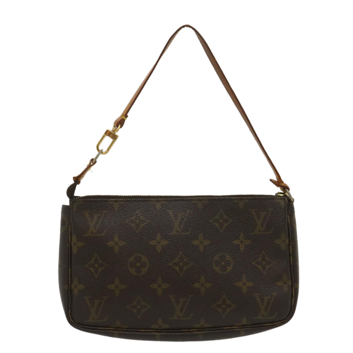 LOUIS VUITTON Monogram Pochette Accessoires Pouch M51980 LV rz209