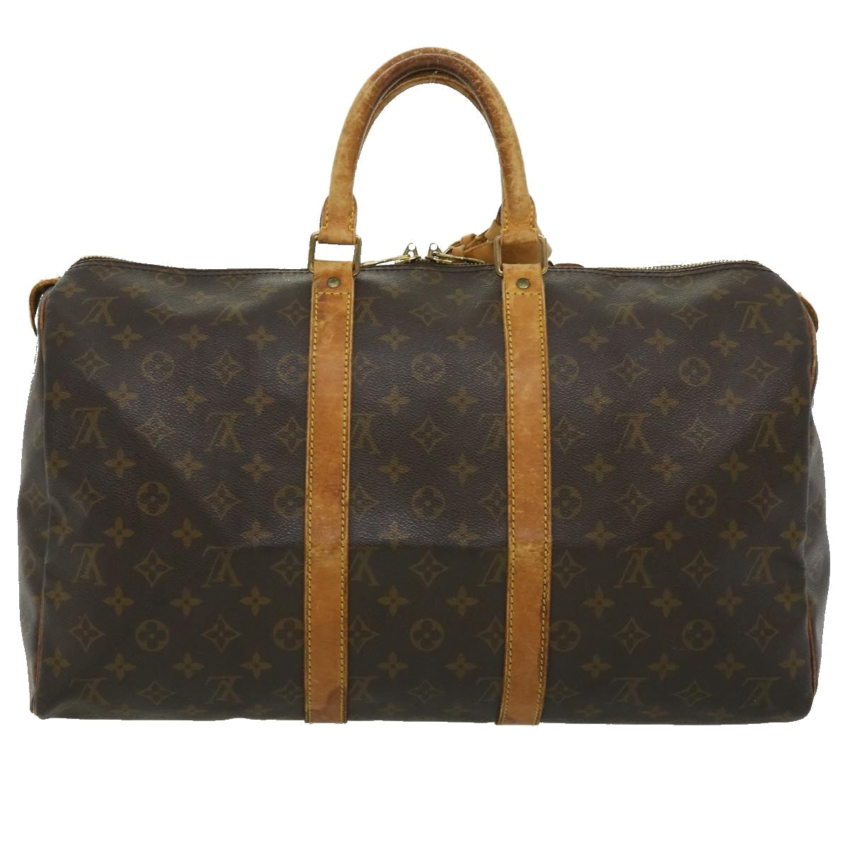 LOUIS VUITTON Monogram Keepall 45 Boston Bag M41428 LV rz433