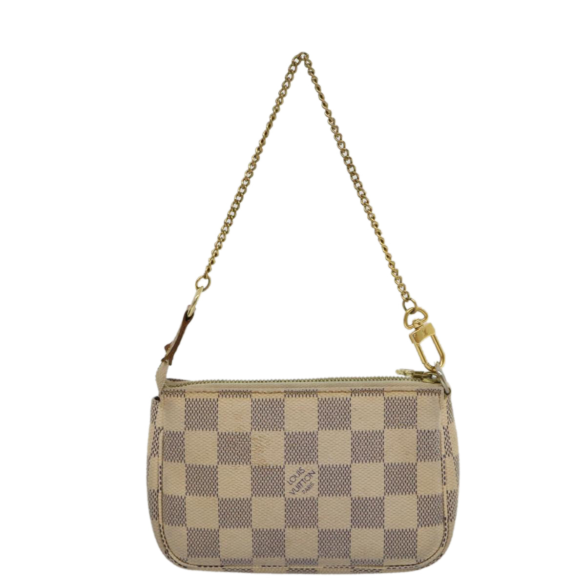 LOUIS VUITTON Damier Azur Mini Pochette Accessoires Pouch N58010 LV rz439