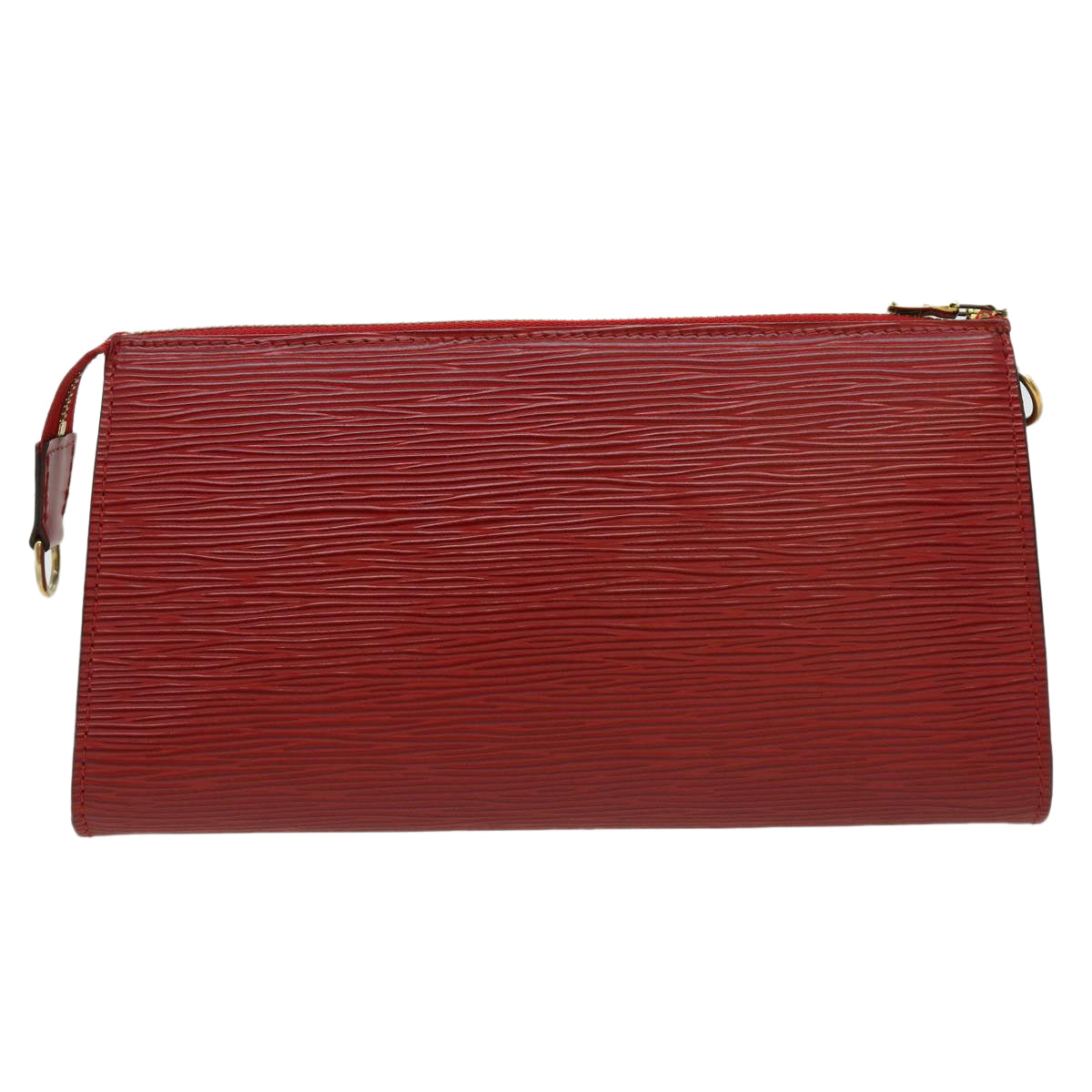 LOUIS VUITTON Epi Pochette Accessoires Accessory Pouch Red M52987 LV rz482