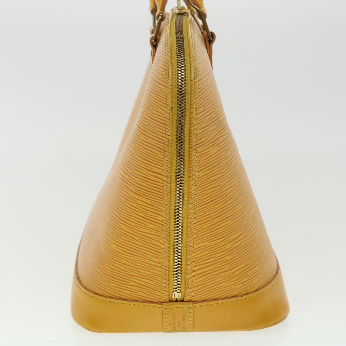 LOUIS VUITTON Epi Alma Hand Bag Yellow M52149 LV rz522