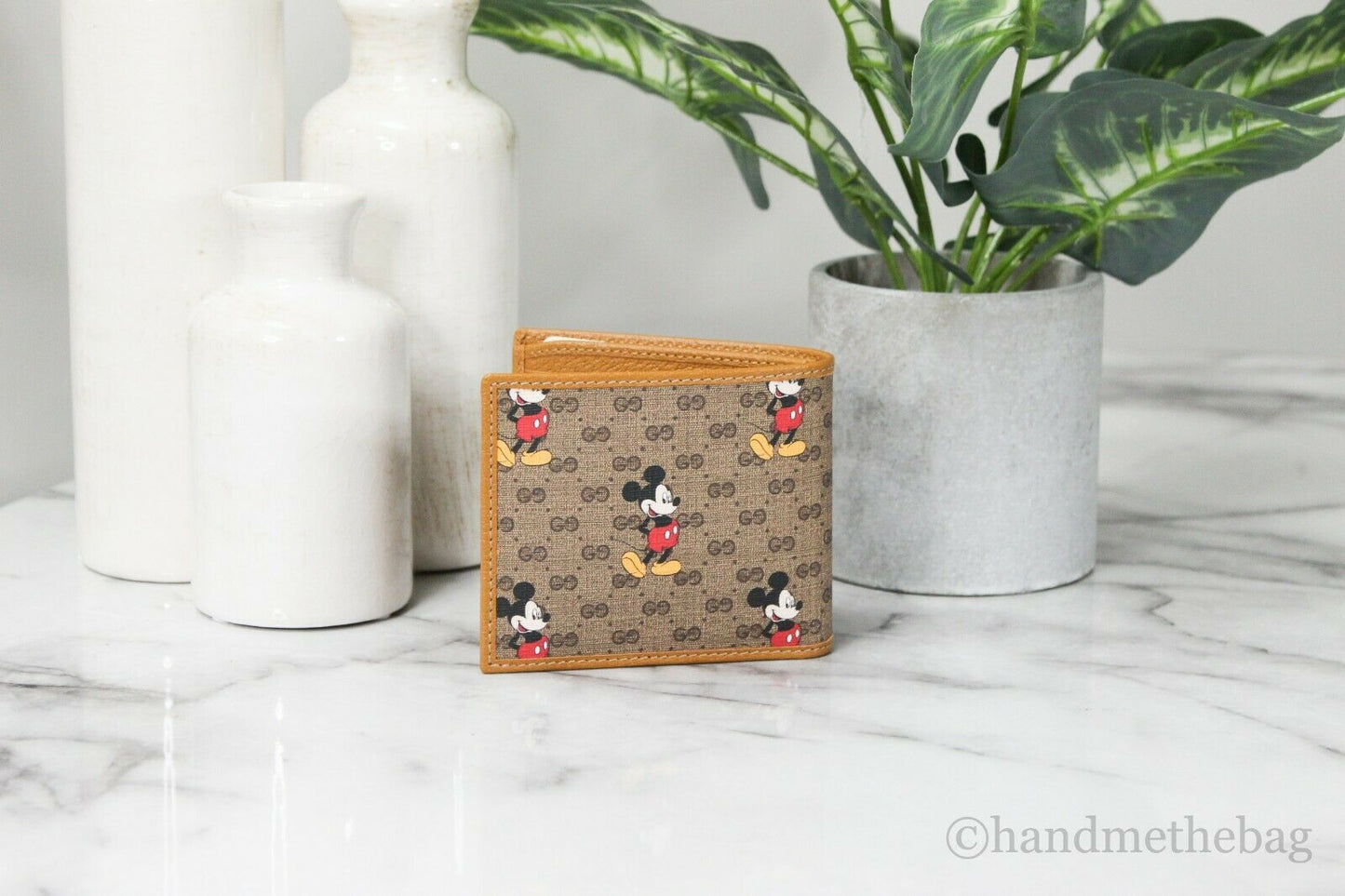 Disney X Luxury Gucci Leather Limited Edition Mickey Mouse Wallet