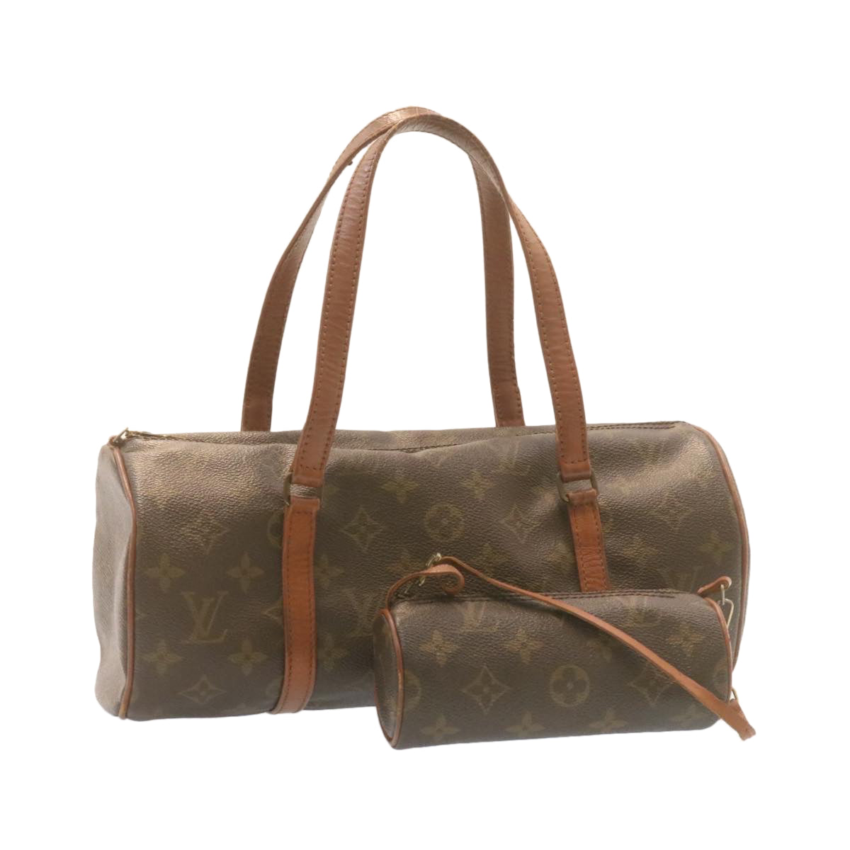 LOUIS VUITTON Monogram Papillon 30 Hand Bag Pouch Vintage M51365 LV sy113