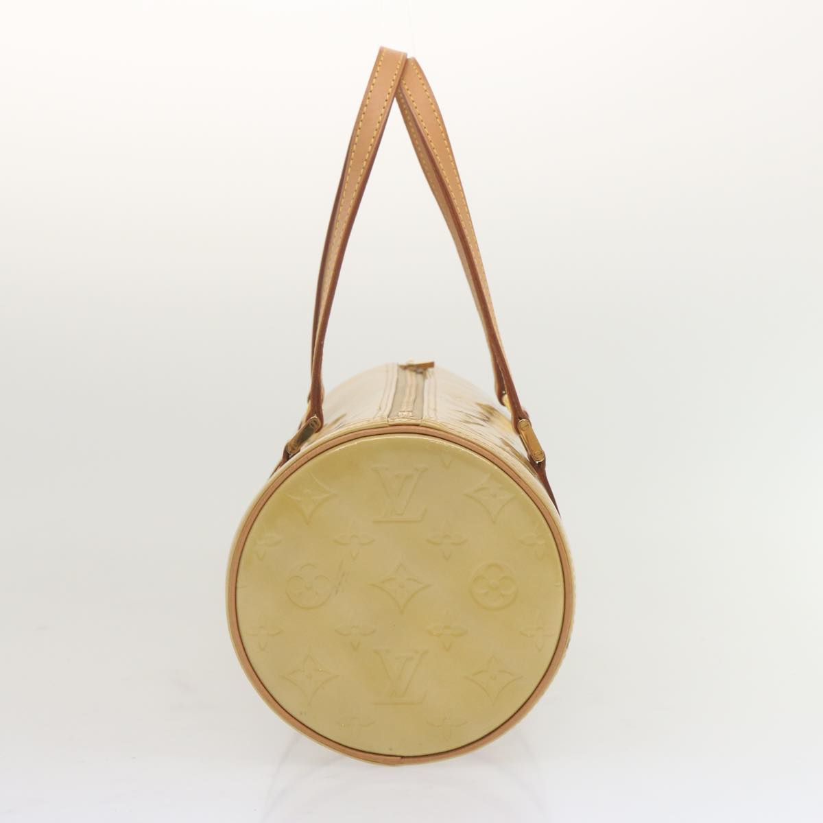 LOUIS VUITTON Monogram Vernis Bedford Hand Bag Beige M91006 LV tb1050