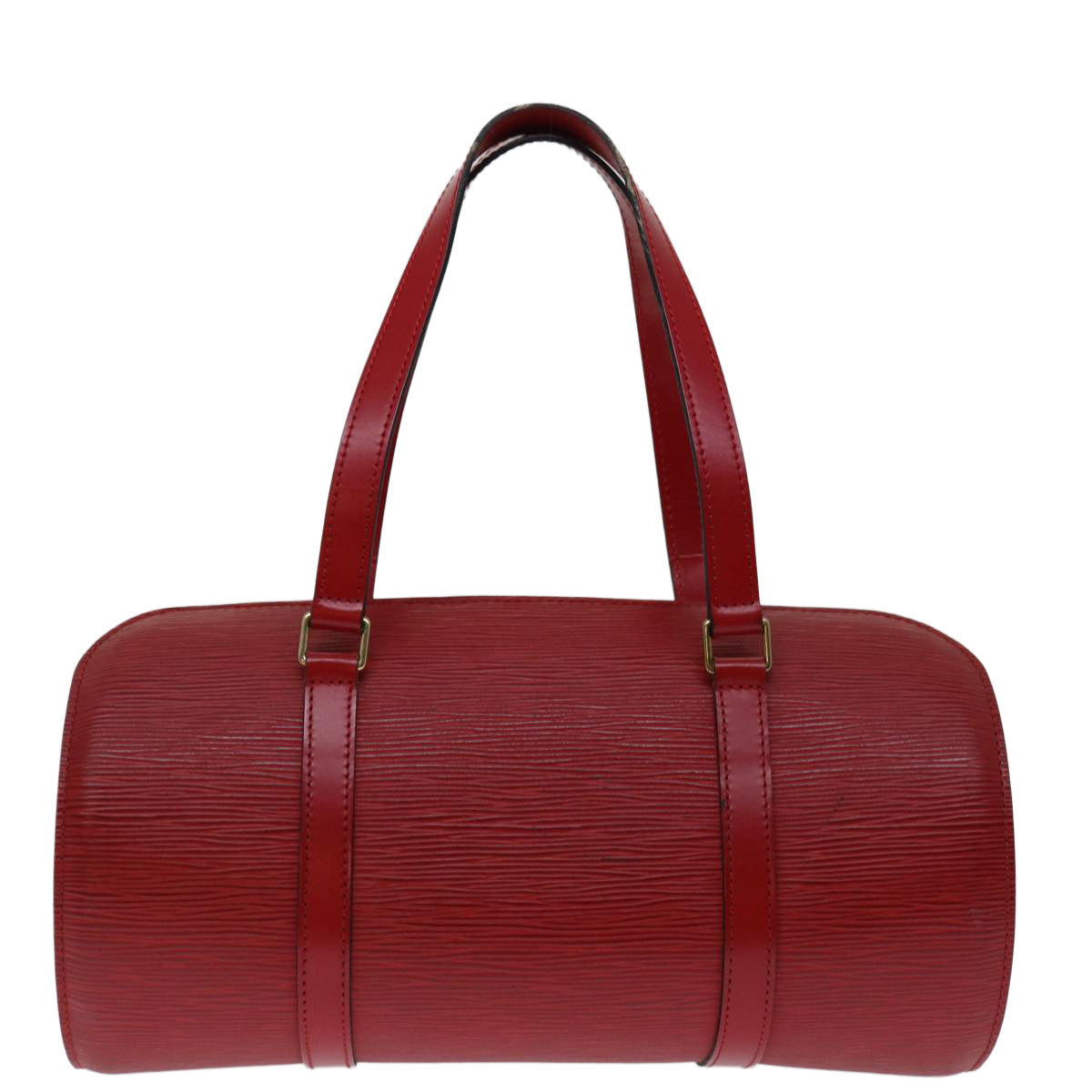 LOUIS VUITTON Epi Soufflot Hand Bag Red M52227 LV tb1066