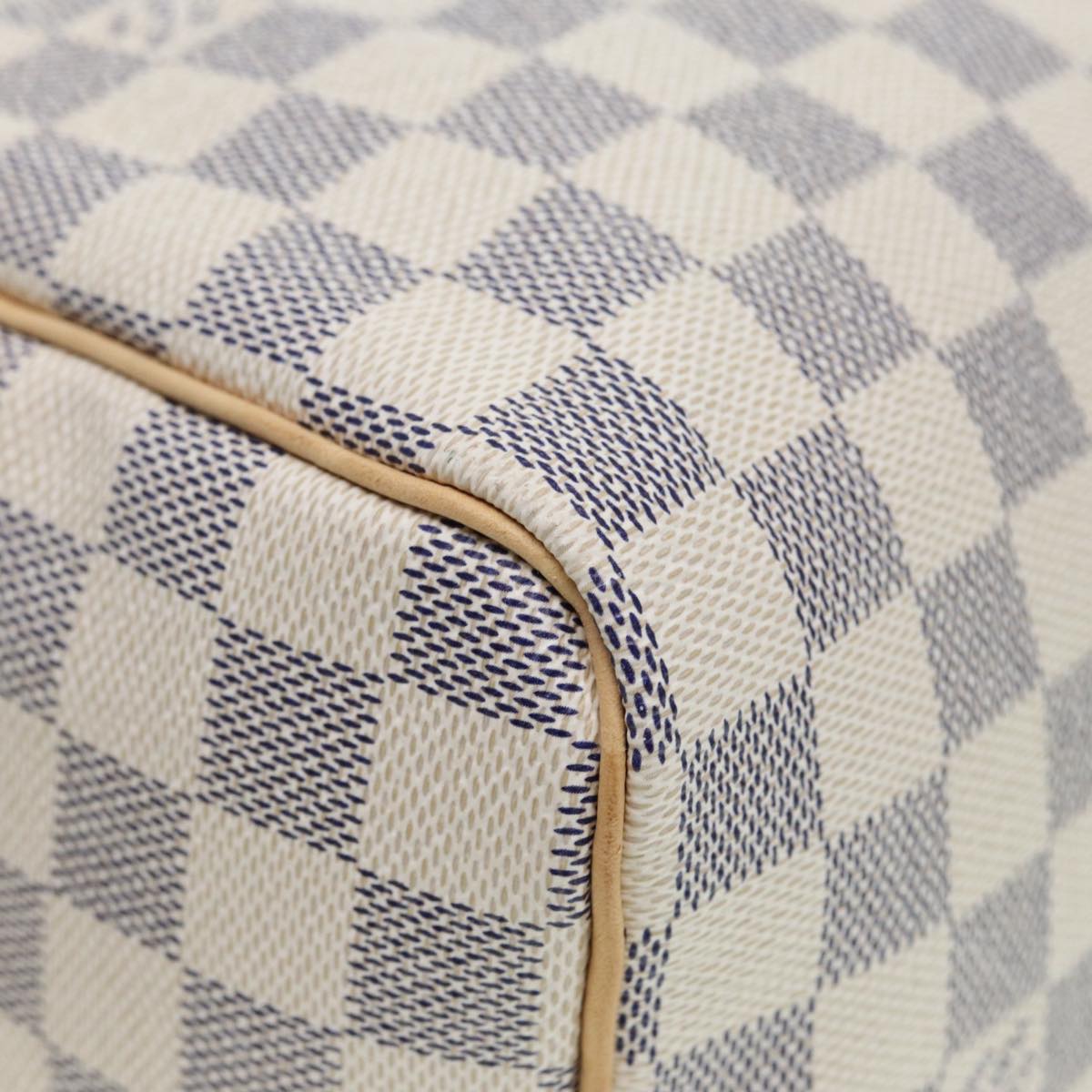 LOUIS VUITTON Damier Azur Speedy 25 Hand Bag N41534 LV tb1153