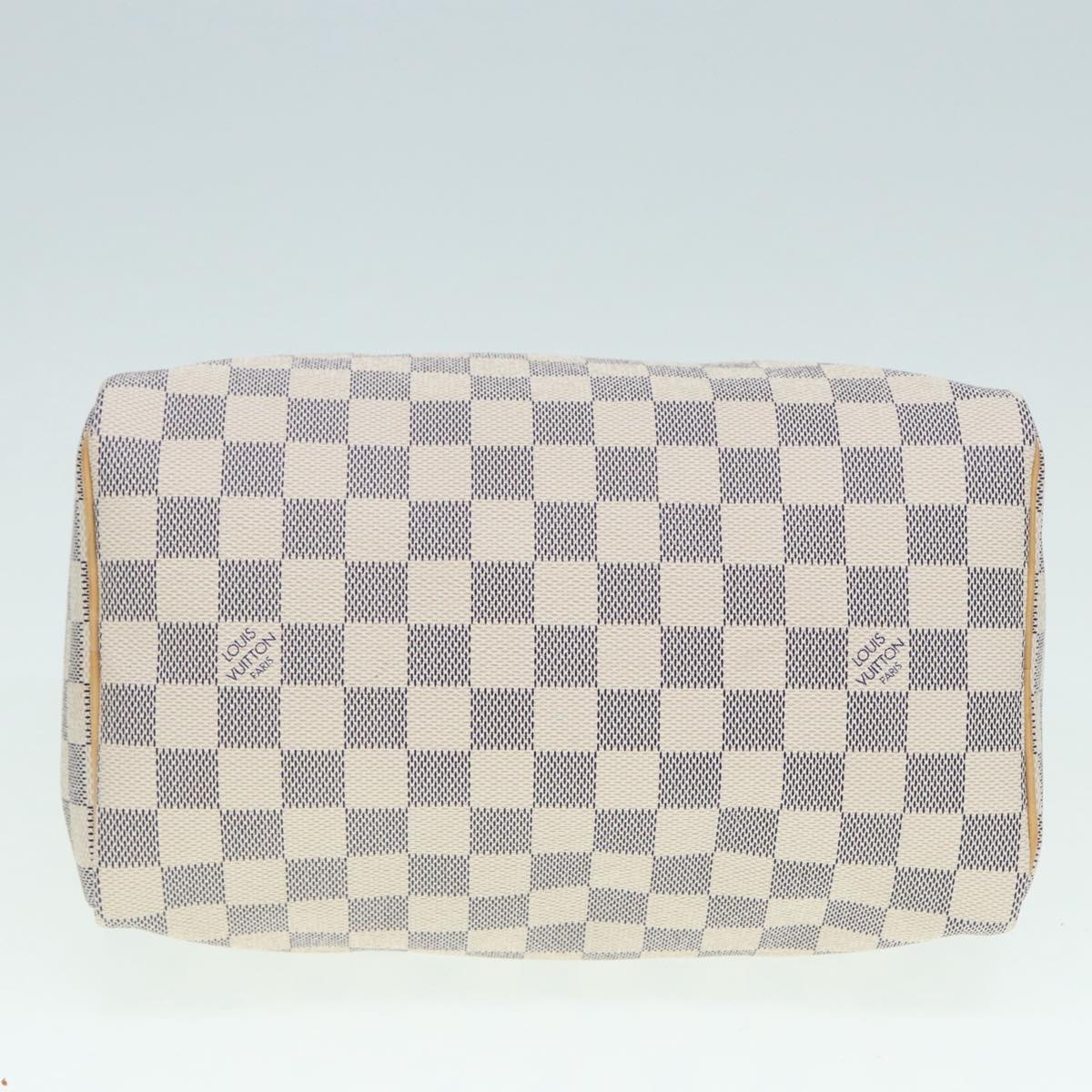 LOUIS VUITTON Damier Azur Speedy 25 Hand Bag N41534 LV tb1153