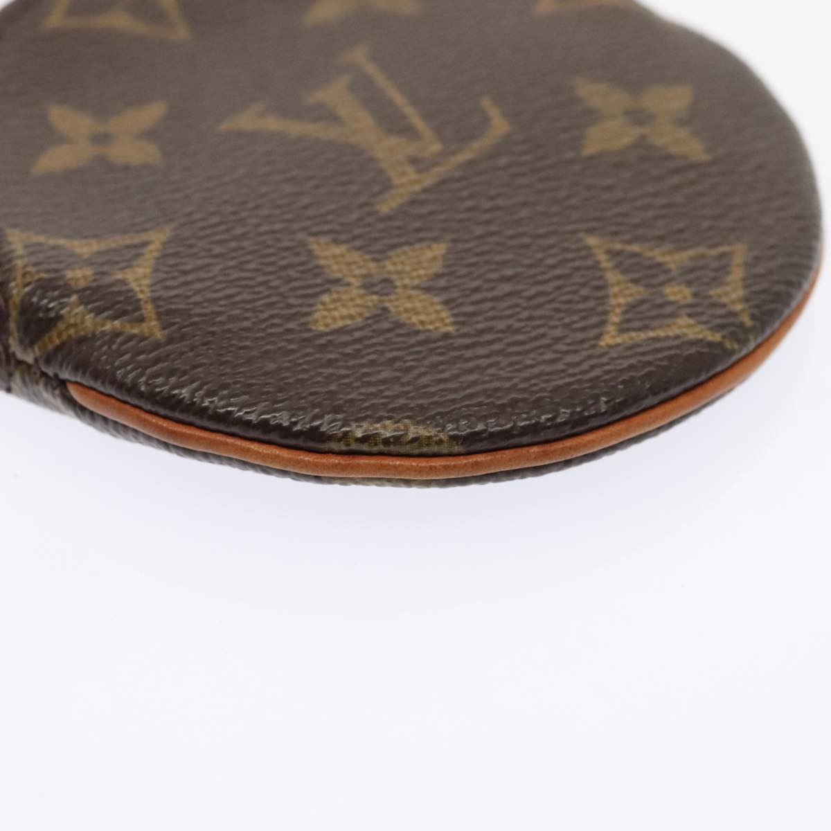 LOUIS VUITTON Monogram Porte Monnaie Rond Coin Purse M61926 LV tb1168