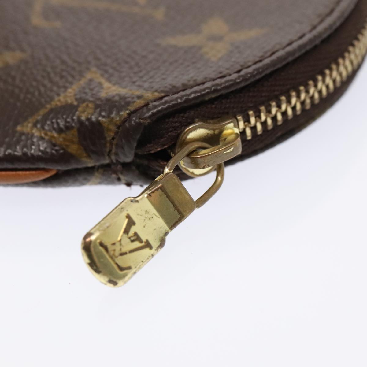 LOUIS VUITTON Monogram Porte Monnaie Rond Coin Purse M61926 LV tb1168