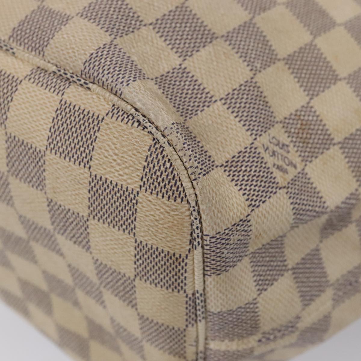 LOUIS VUITTON Damier Azur Neverfull MM Tote Bag N41605 LV tb1169