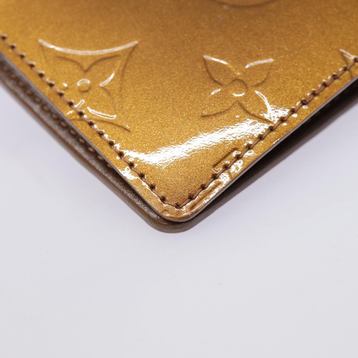 LOUIS VUITTON Vernis Agenda PM Day Planner Cover Bronze R21004 LV tb1191