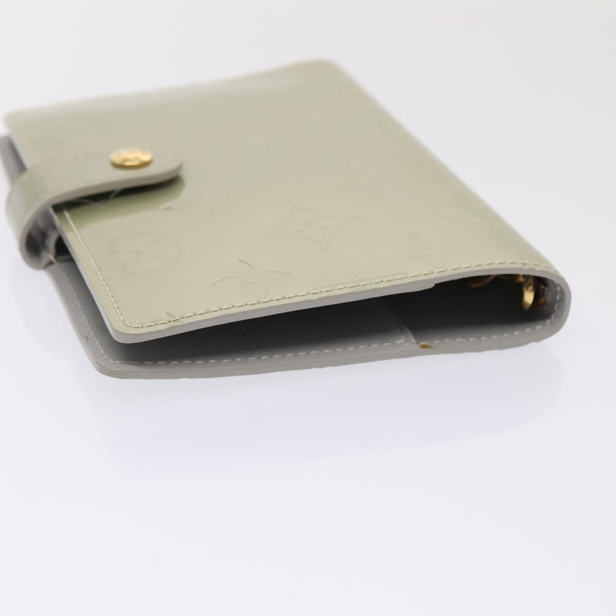LOUIS VUITTON Vernis Agenda PM Day Planner Cover Gris R21001 LV tb1193