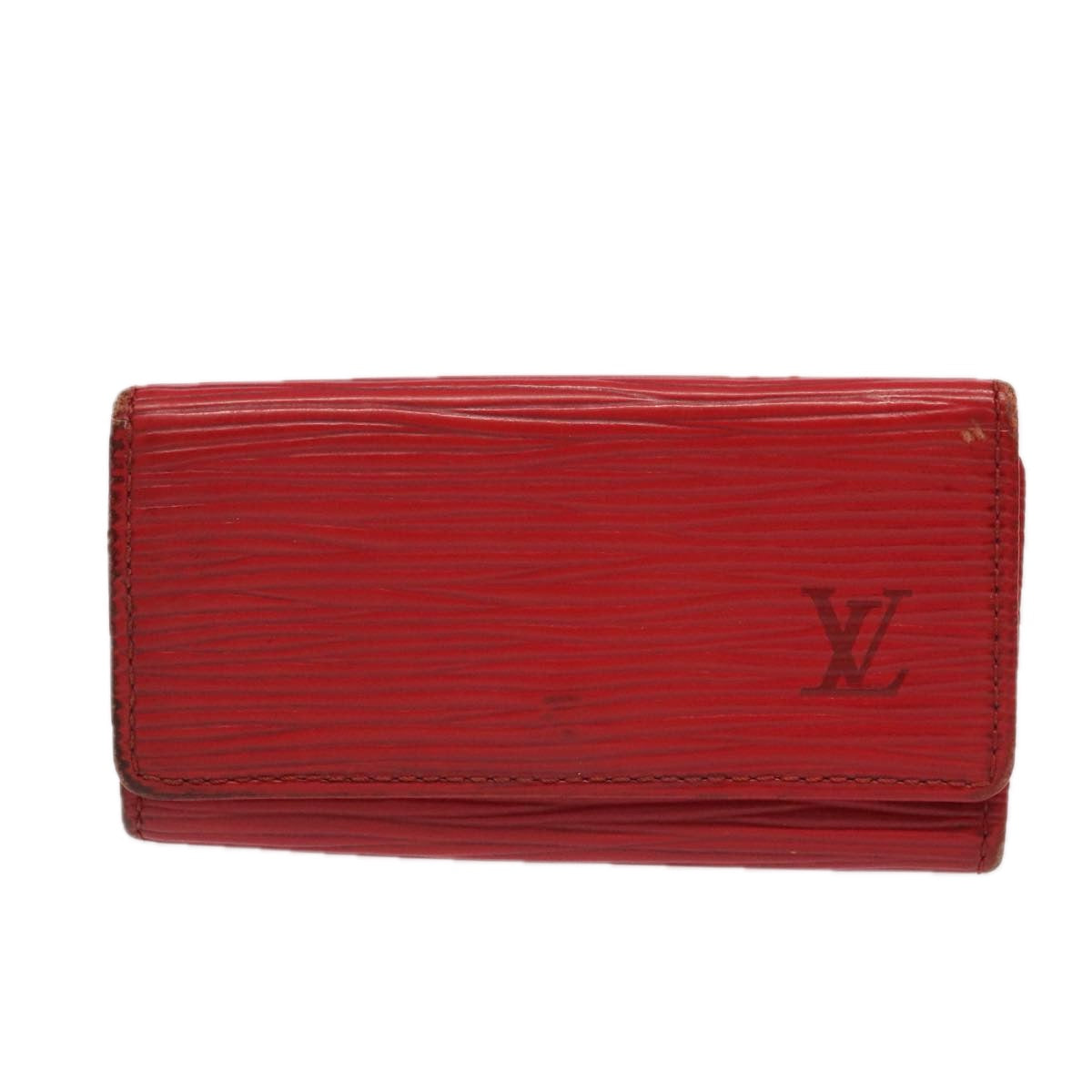 LOUIS VUITTON Monogram Epi iPhone Coin Key Cigarette Case 5Set Red tb1235