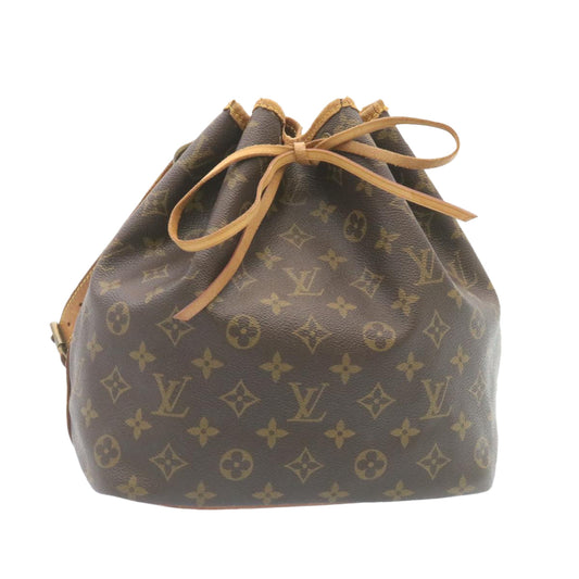 LOUIS VUITTON Monogram Petit Noe Shoulder Bag M42226 LV th2213