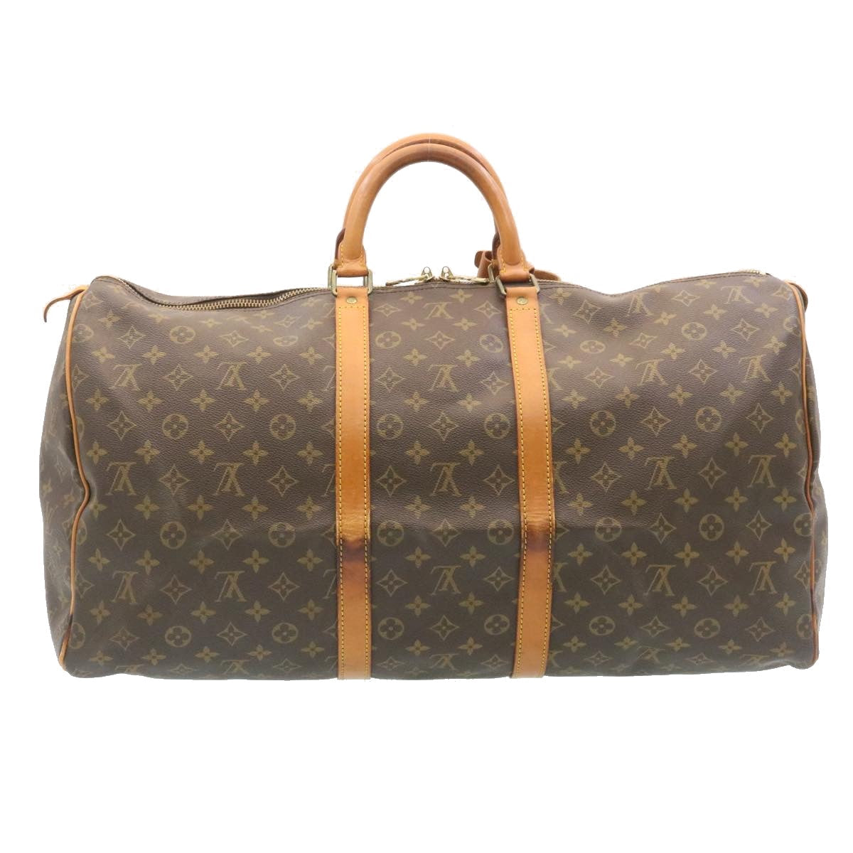LOUIS VUITTON Monogram Keepall 55 Boston Bag M41424 LV th2412