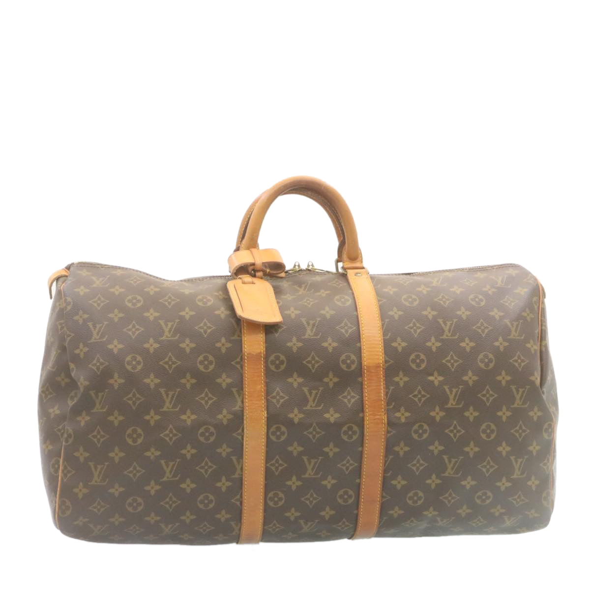LOUIS VUITTON Monogram Keepall 55 Boston Bag M41424 LV th2436