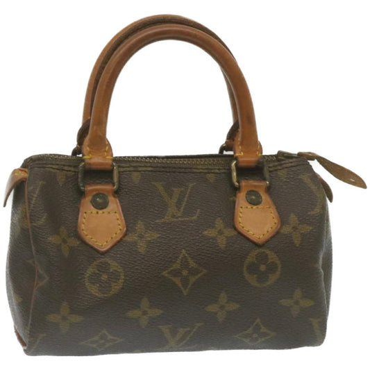 LOUIS VUITTON Monogram Mini Speedy Hand Bag M41534 LV th2489