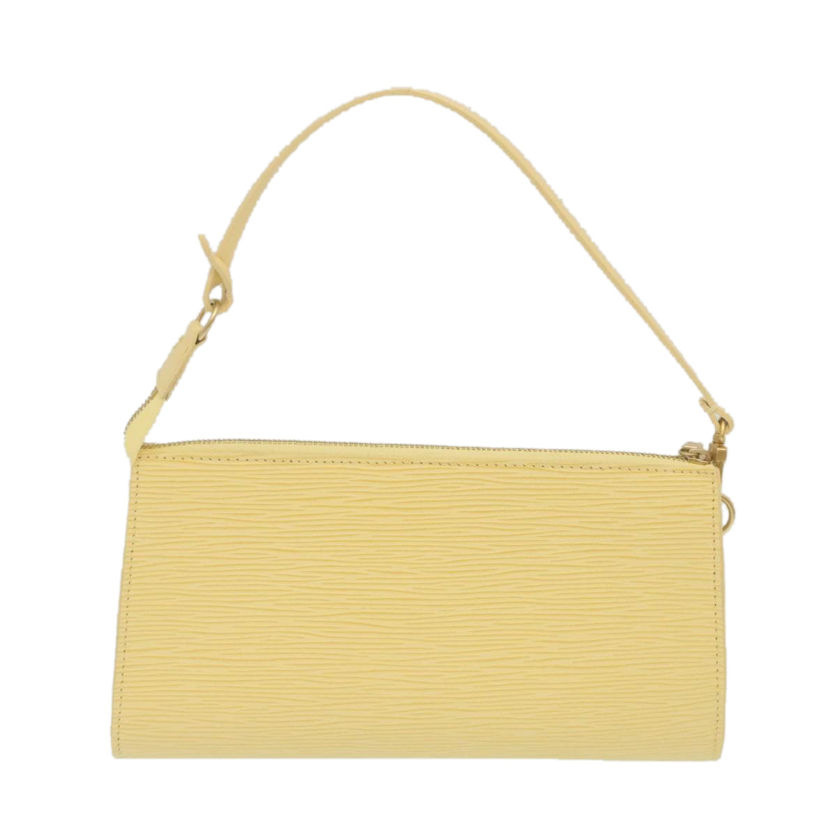 LOUIS VUITTON Epi Pochette Accessoires Pouch Vanilla M5264A LV th2513
