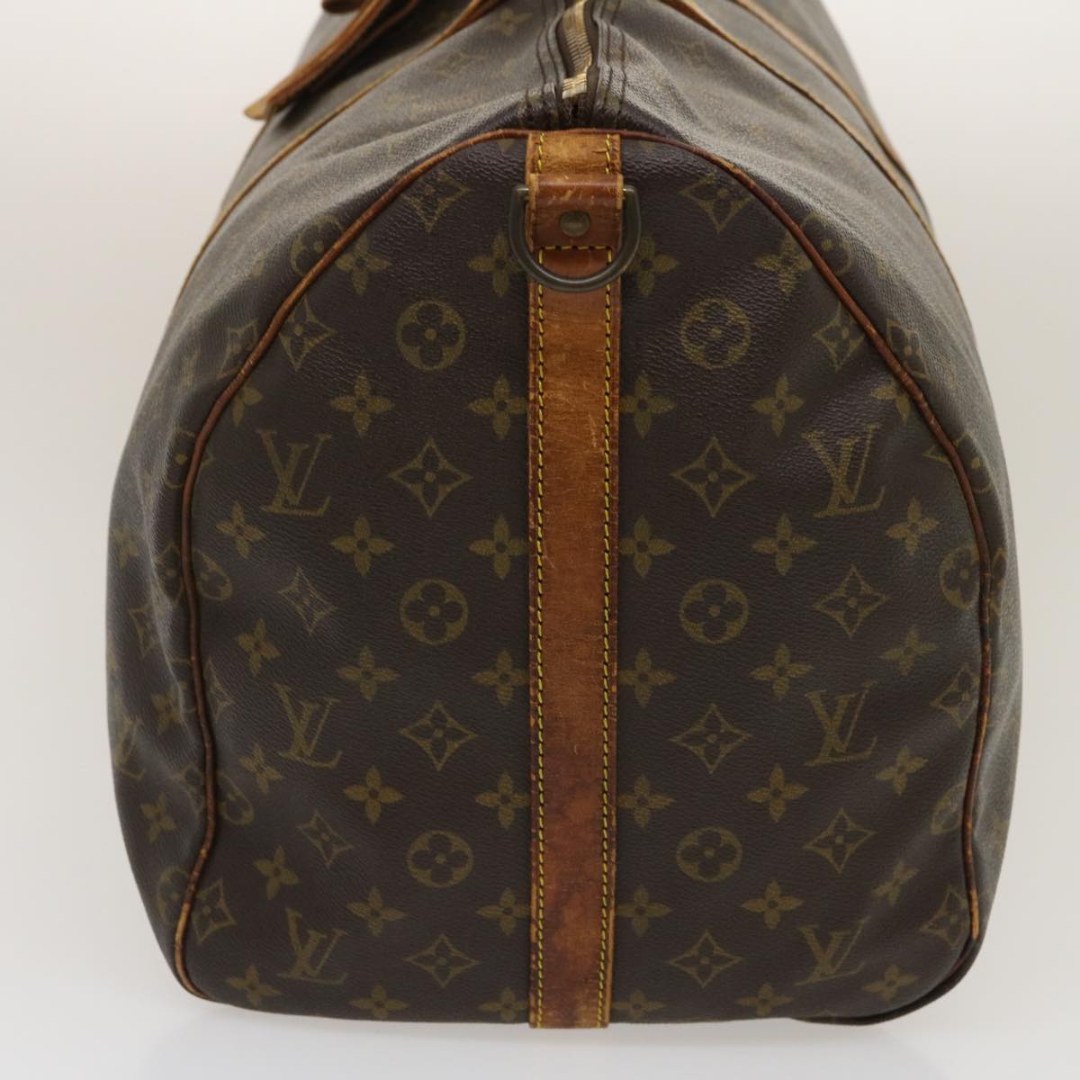 LOUIS VUITTON Monogram Keepall Bandouliere 55 Boston Bag M41414 LV th2609