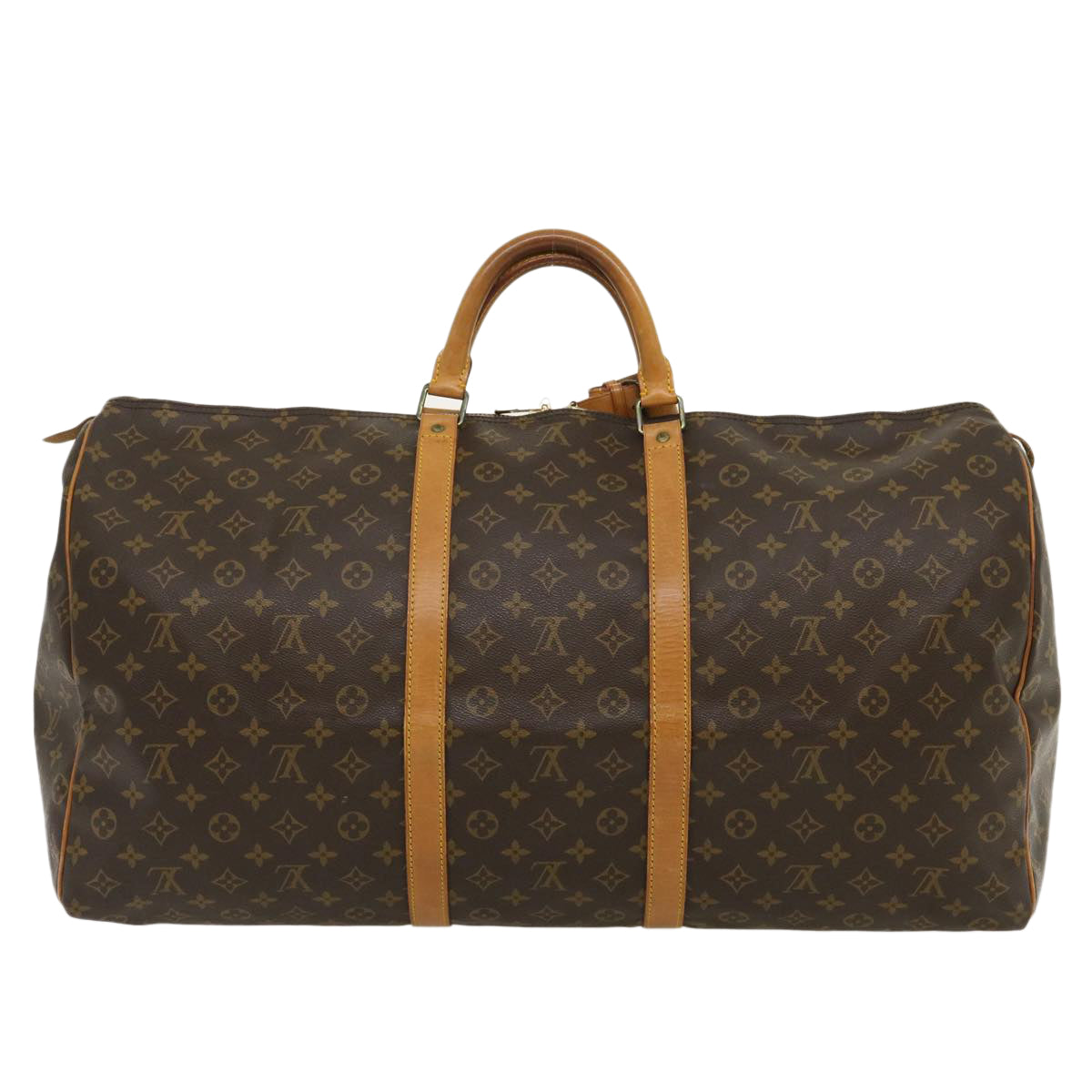 LOUIS VUITTON Monogram Keepall 60 Boston Bag M41422 LV th2628
