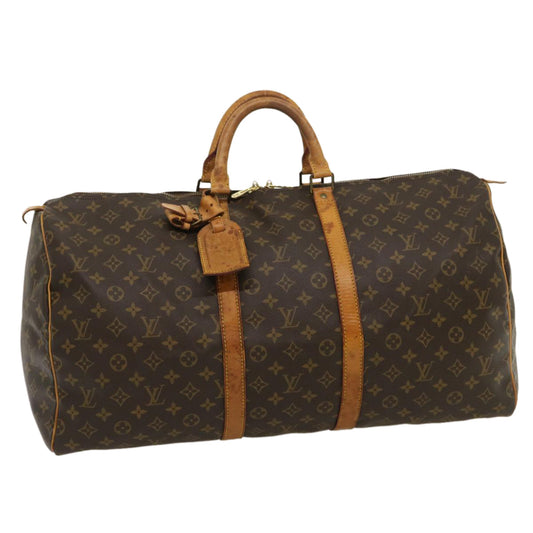 LOUIS VUITTON Monogram Keepall 55 Boston Bag M41424 LV th2650