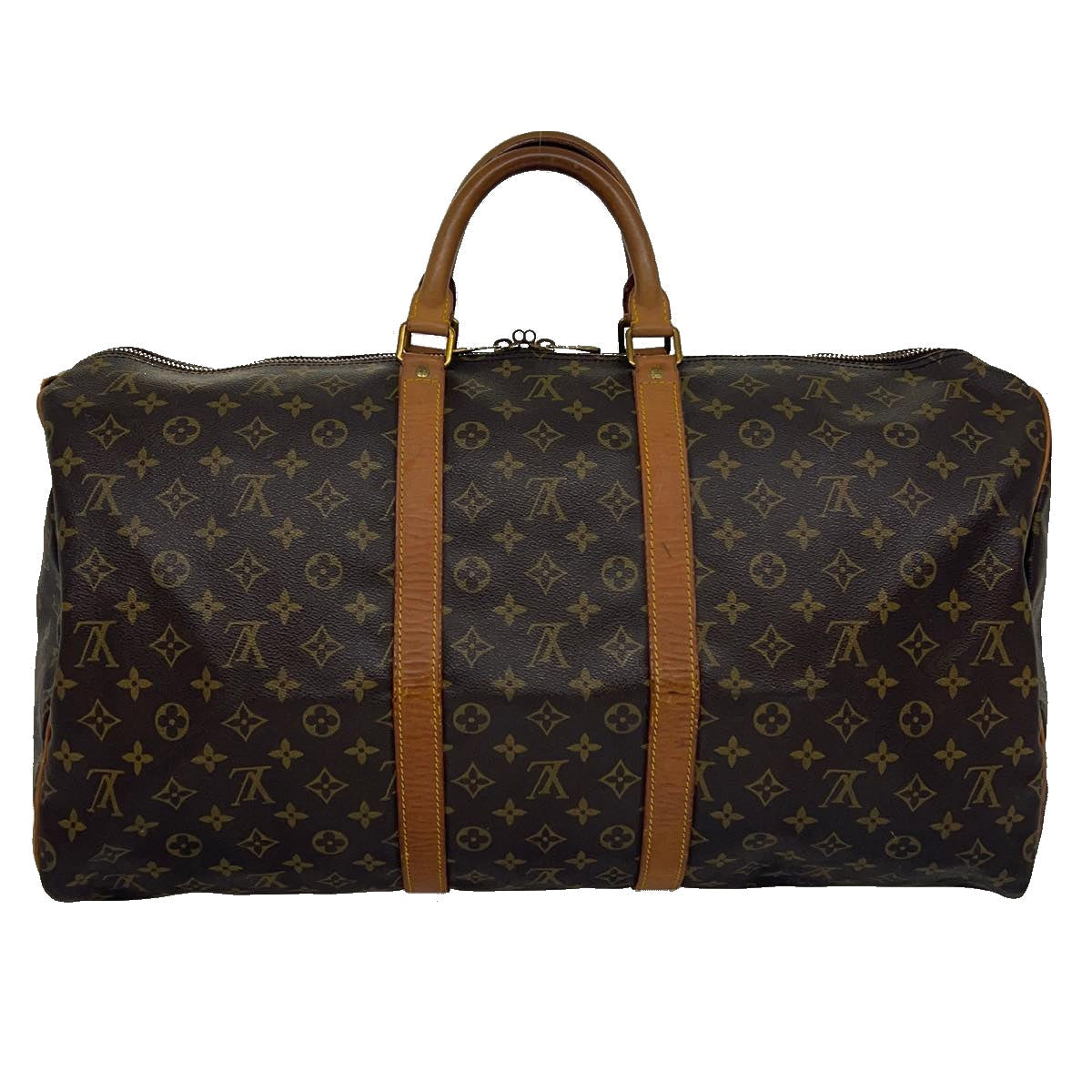LOUIS VUITTON Monogram Keepall 55 Boston Bag M41424 LV th2969