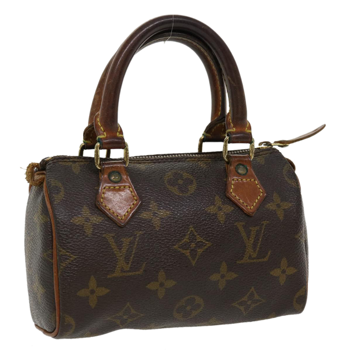 LOUIS VUITTON Monogram Mini Speedy Hand Bag M41534 LV th3360