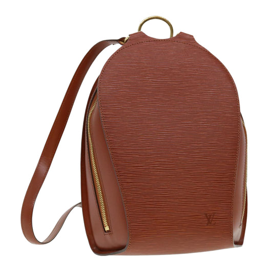 LOUIS VUITTON Epi Mabillon Backpack Brown M52233 LV th3453