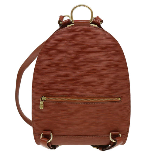 LOUIS VUITTON Epi Mabillon Backpack Brown M52233 LV th3453