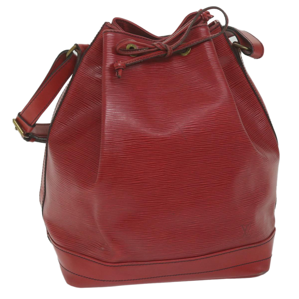 LOUIS VUITTON Epi Noe Shoulder Bag Red M44007 LV th4376