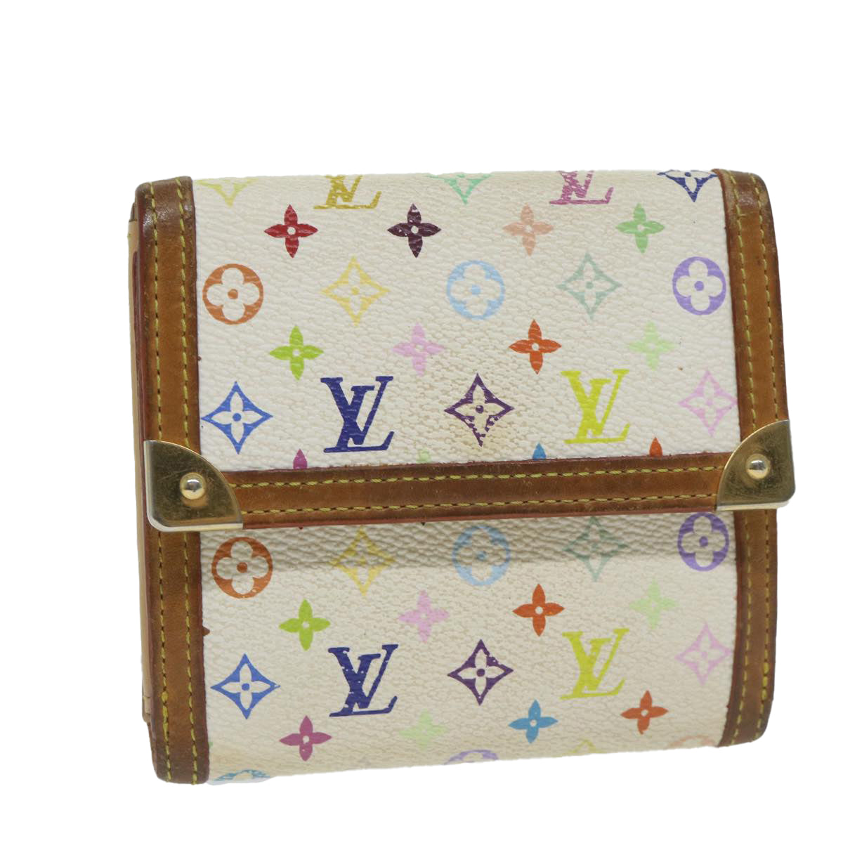 LOUIS VUITTON Multicolor Porte Monnaie Billets Cartes Credit M92983 th4385