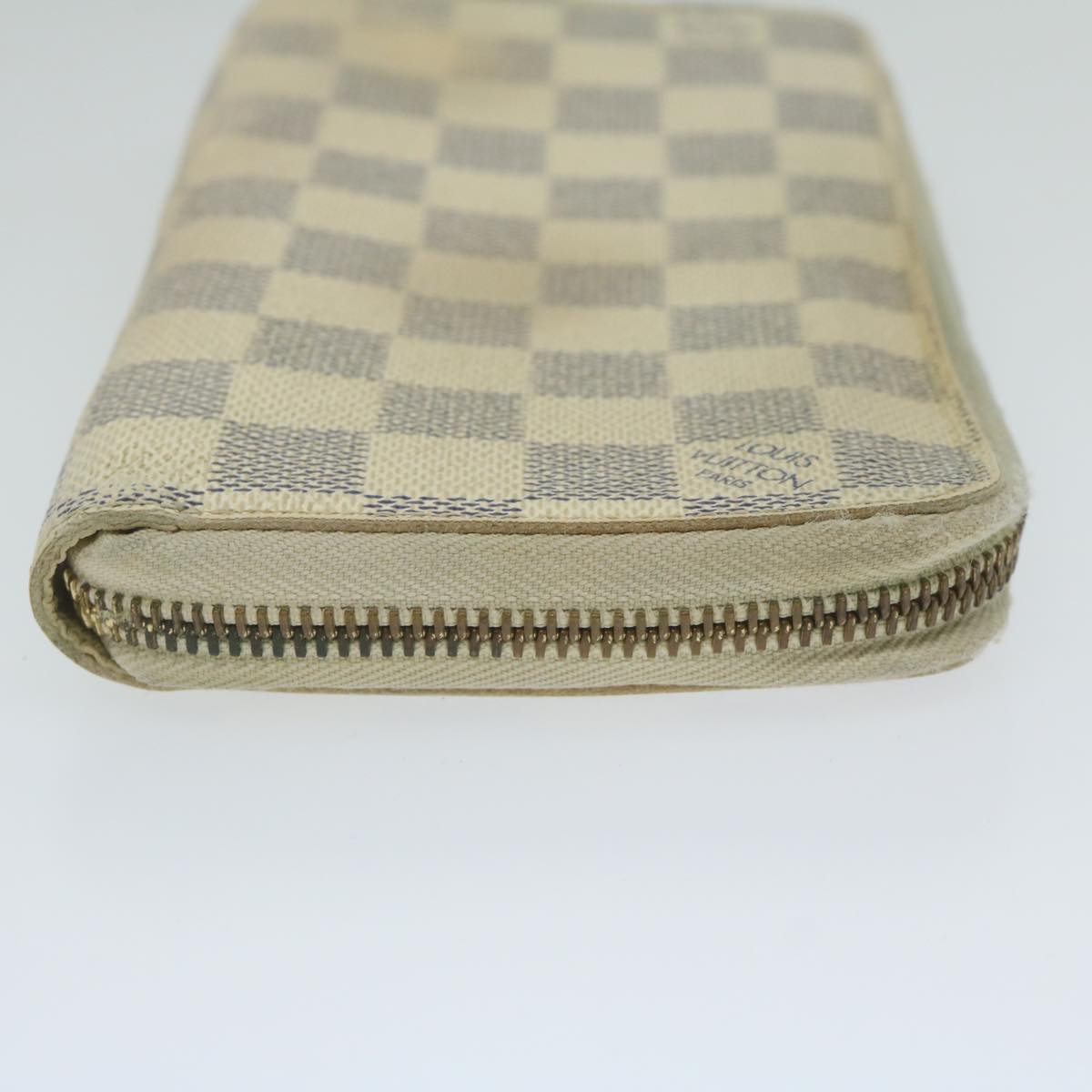 LOUIS VUITTON Damier Azur Zippy Wallet Long Wallet N63503 LV th4393