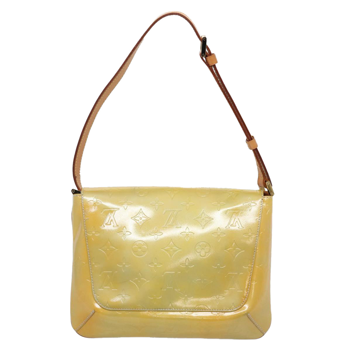 LOUIS VUITTON Monogram Vernis Thompson Street Bag Gris M91008 LV th4425